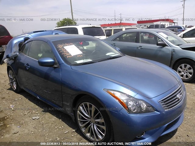 JN1CV6FE8DM770792 - 2013 INFINITI G37 SPORT/IPL BLUE photo 1