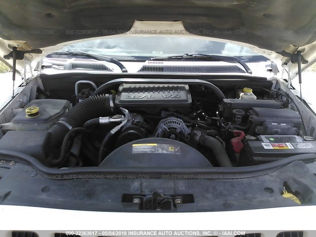 1J8HH48KX6C204958 - 2006 JEEP COMMANDER WHITE photo 10