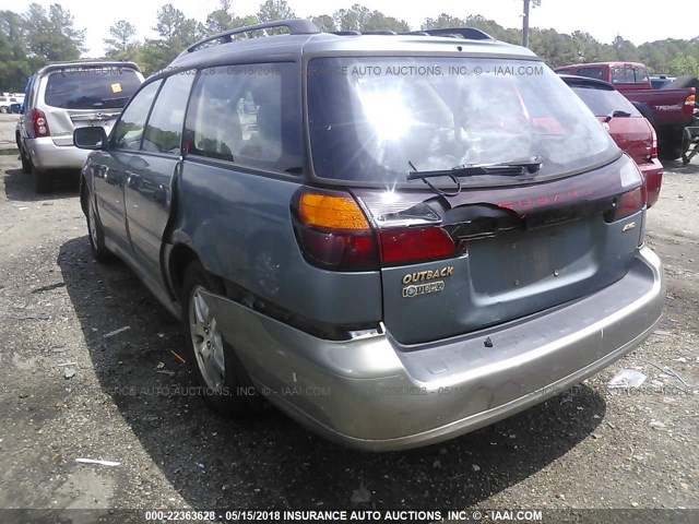4S3BH675617623900 - 2001 SUBARU LEGACY OUTBACK AWP 绿色 照片 6