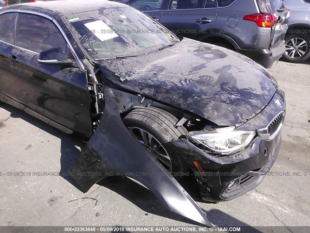 WBA3V5C58FP753646 - 2015 BMW 428 I BLACK photo 6