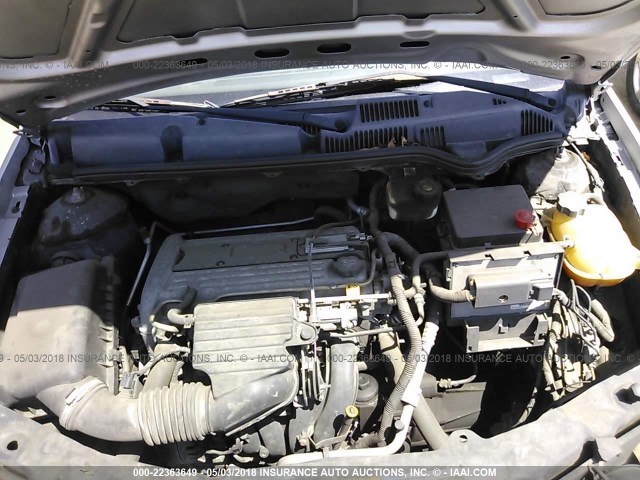 1G8AZ52F54Z231299 - 2004 SATURN ION LEVEL 2 Gümüş foto 10