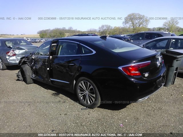 1G4ZP5SS8HU140750 - 2017 BUICK LACROSSE ESSENCE BLACK photo 3