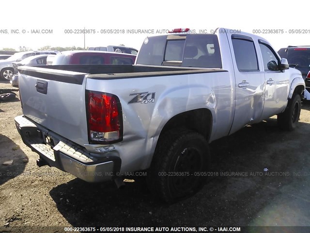 3GTP2WE79CG148987 - 2012 GMC SIERRA K1500 SLT SILVER photo 4