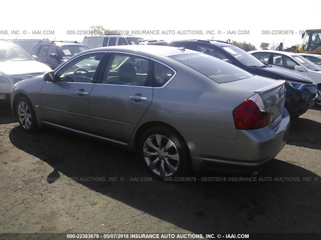 JNKAY01F67M455811 - 2007 INFINITI M35 SPORT SILVER photo 3