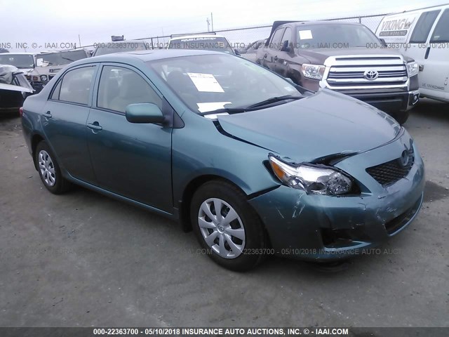 2T1BU4EE9AC294871 - 2010 TOYOTA COROLLA S/LE/XLE TEAL photo 1