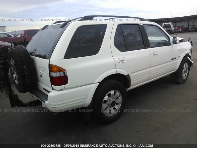 4S6CM58W9X4409899 - 1999 HONDA PASSPORT EX/LX 白色 照片 4