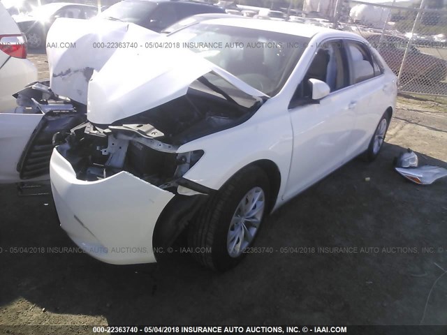4T4BF1FK0GR552446 - 2016 TOYOTA CAMRY LE/XLE/SE/XSE WHITE photo 2