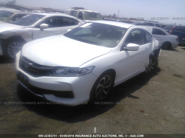 1HGCT1B34GA004396 - 2016 HONDA Accord LX-S WHITE photo 2