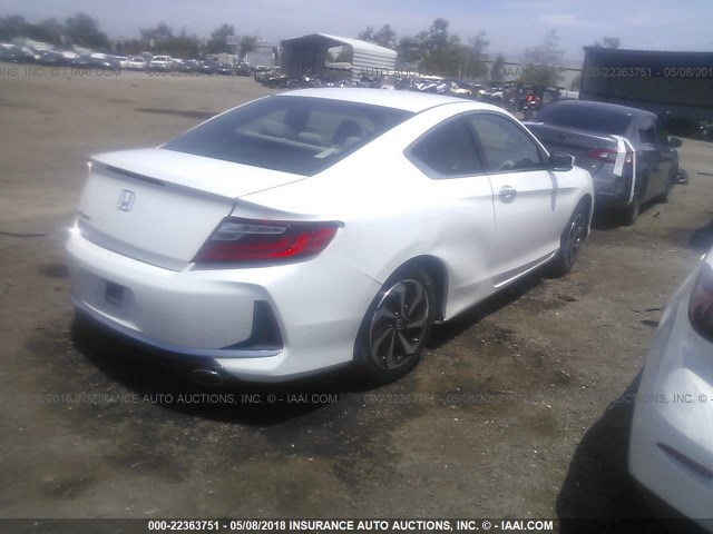 1HGCT1B34GA004396 - 2016 HONDA Accord LX-S WHITE photo 4