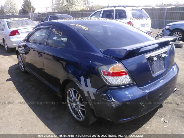 JTKDE177850060281 - 2005 TOYOTA SCION TC 蓝色 照片 3