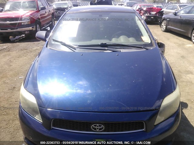 JTKDE177850060281 - 2005 TOYOTA SCION TC 蓝色 照片 6
