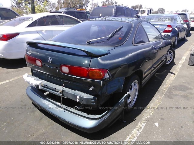 JH4DC4460TS007620 - 1996 ACURA INTEGRA SE GREEN photo 4