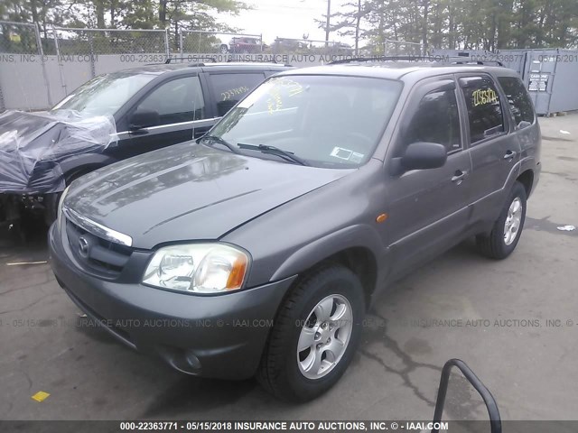 4F2CZ96154KM32780 - 2004 MAZDA TRIBUTE ES GRAY photo 2