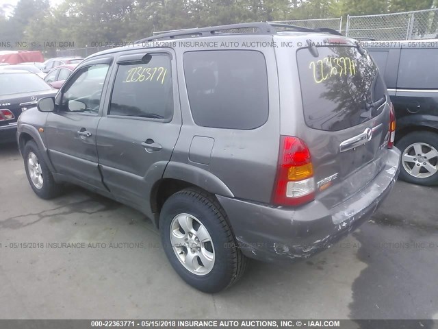 4F2CZ96154KM32780 - 2004 MAZDA TRIBUTE ES ნაცრისფერი ფოტო 3