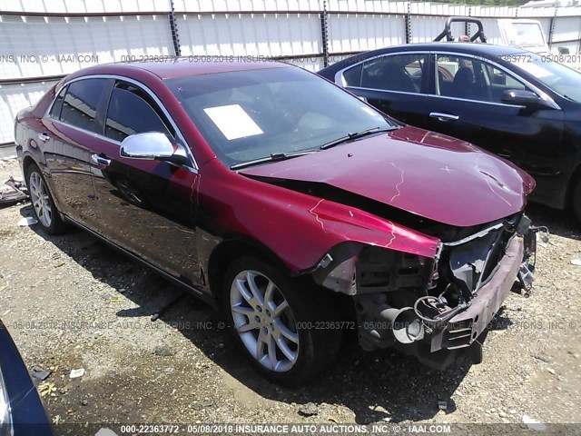 1G1ZE5E10BF192522 - 2011 CHEVROLET MALIBU LTZ 栗色 照片 1