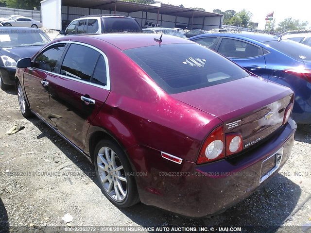 1G1ZE5E10BF192522 - 2011 CHEVROLET MALIBU LTZ 栗色 照片 3