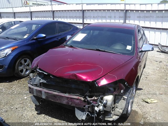 1G1ZE5E10BF192522 - 2011 CHEVROLET MALIBU LTZ 栗色 照片 6