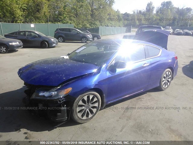 1HGCT1B39DA013008 - 2013 HONDA Accord LX-S BLUE photo 2