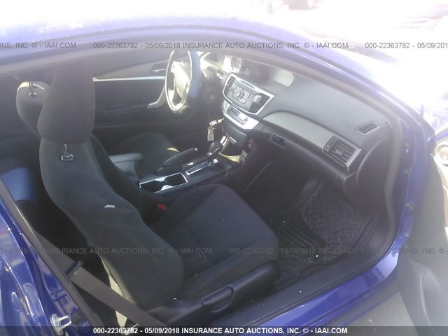 1HGCT1B39DA013008 - 2013 HONDA Accord LX-S BLUE photo 5