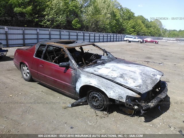 1G6ET1290YB705401 - 2000 CADILLAC ELDORADO TOURING MAROON photo 1