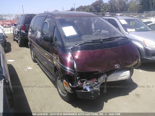 JT3AC12R3M0040192 - 1991 TOYOTA PREVIA LE MAROON photo 1