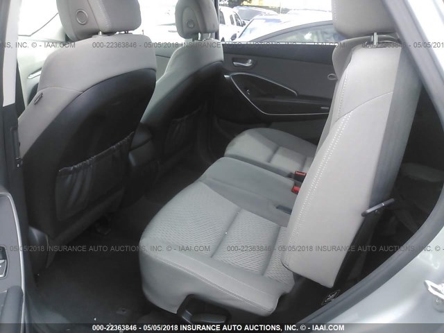 KM8SM4HF0GU138066 - 2016 HYUNDAI SANTA FE SE GRAY photo 8