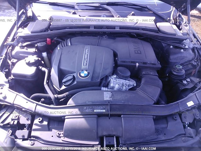 WBAKG7C53BE598723 - 2011 BMW 335 I BLACK photo 10