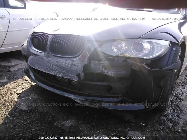 WBAKG7C53BE598723 - 2011 BMW 335 I BLACK photo 6