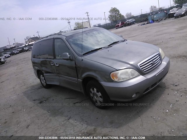 KNDUP131336489101 - 2003 KIA SEDONA EX/LX GREEN photo 1