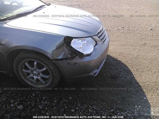 1C3LC56R67N527372 - 2007 CHRYSLER SEBRING TOURING GRAY photo 6