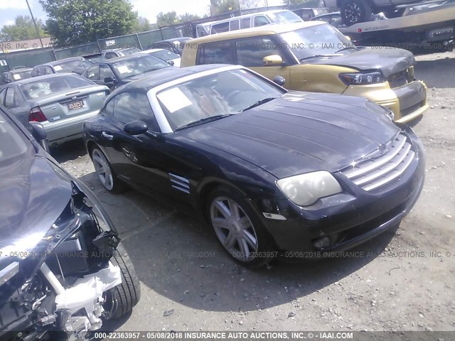 1C3AN69L14X018143 - 2004 CHRYSLER CROSSFIRE LIMITED BLACK photo 1