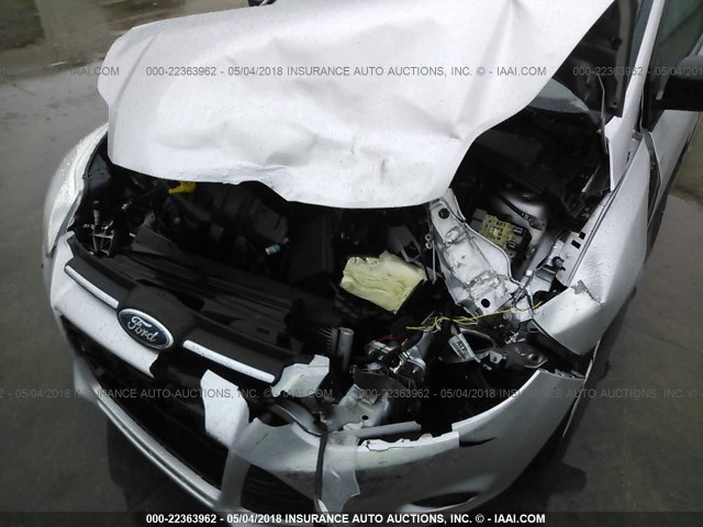 1FADP3E23DL313028 - 2013 FORD FOCUS S SILVER photo 6