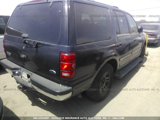 1FMRU15L8YLB04715 - 2000 FORD EXPEDITION XLT ლურჯი ფოტო 4