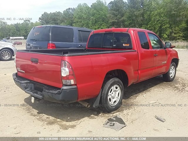5TETX22NX9Z647497 - 2009 TOYOTA TACOMA ACCESS CAB Rot Foto 4