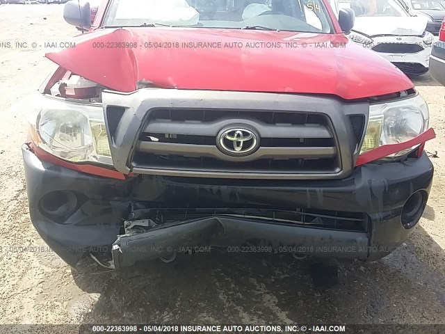 5TETX22NX9Z647497 - 2009 TOYOTA TACOMA ACCESS CAB Rot Foto 6