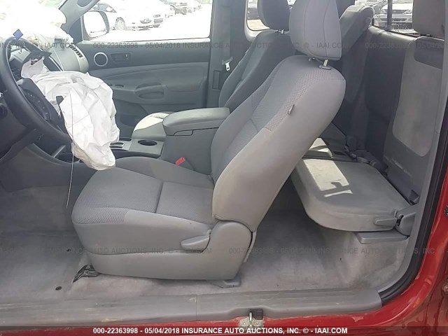 5TETX22NX9Z647497 - 2009 TOYOTA TACOMA ACCESS CAB Rot Foto 8