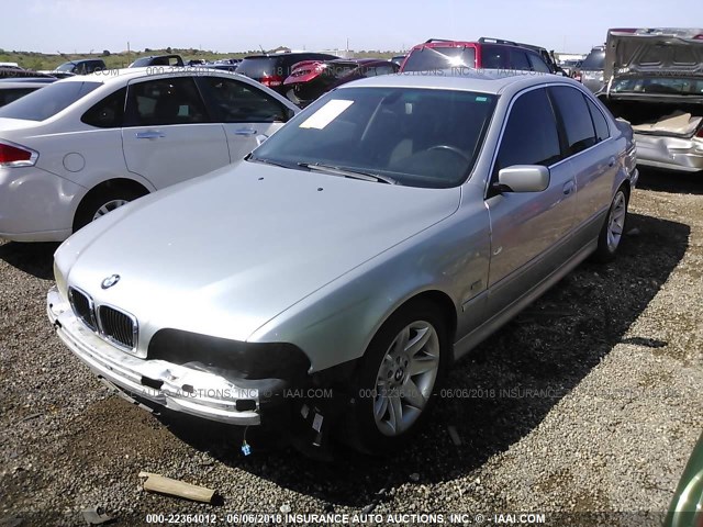 WBADT43493G028693 - 2003 BMW 525 I AUTOMATIC SILVER photo 2