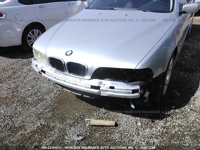 WBADT43493G028693 - 2003 BMW 525 I AUTOMATIC SILVER photo 6