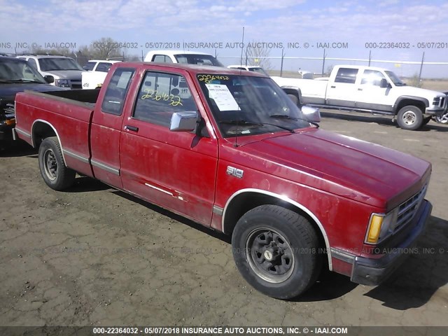 1GCCS14R9H2251749 - 1987 CHEVROLET S TRUCK S10 RED photo 1