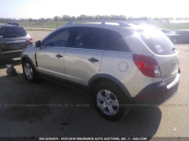 3GNAL2EK7ES517546 - 2014 CHEVROLET CAPTIVA LS SILVER photo 3