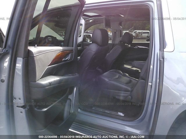 1GYS3HKJ1GR128168 - 2016 CADILLAC ESCALADE ESV LUXURY BLUE photo 8