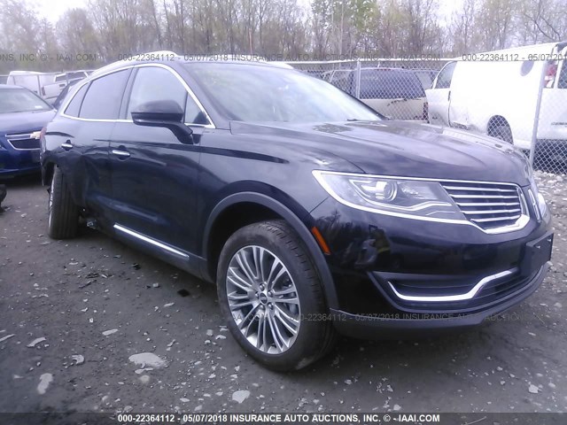 2LMPJ8LR4HBL32604 - 2017 LINCOLN MKX RESERVE Siyah fotoğraf 1