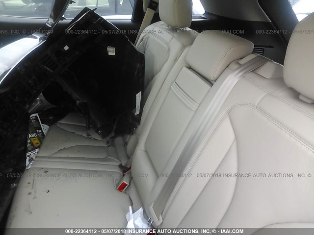 2LMPJ8LR4HBL32604 - 2017 LINCOLN MKX RESERVE Siyah fotoğraf 8