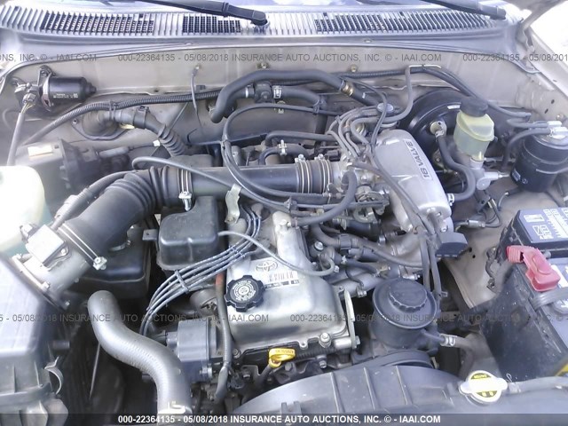 4TAVL52N3TZ209098 - 1996 TOYOTA TACOMA XTRACAB GOLD photo 10