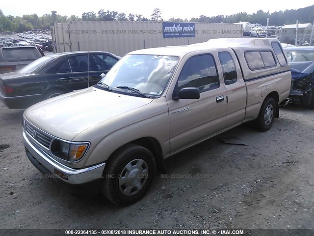 4TAVL52N3TZ209098 - 1996 TOYOTA TACOMA XTRACAB GOLD photo 2