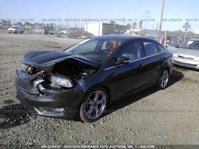 1FADP3J26GL223916 - 2016 FORD FOCUS TITANIUM GRAY photo 2