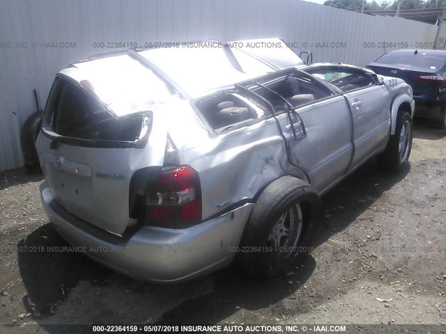 JTEDP21A040016524 - 2004 TOYOTA HIGHLANDER LIMITED SILVER photo 4