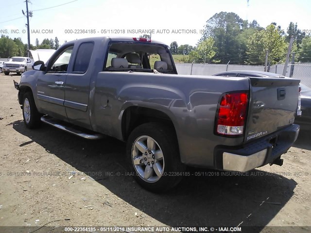 1GTR1VE00CZ267469 - 2012 GMC SIERRA C1500 SLE GRAY photo 3