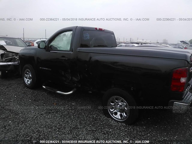 1GCPCPEX4AZ185963 - 2010 CHEVROLET SILVERADO C1500 BLACK photo 6