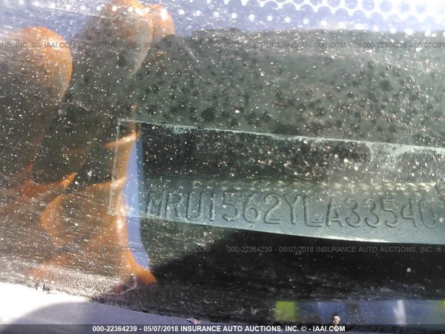 1FMRU1562YLA33540 - 2000 FORD EXPEDITION XLT 白色 照片 9